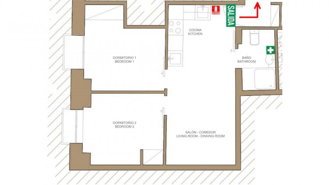Apartamento Comfy And Centric- 2bd 1bth- Espoz Y Mina Madrid